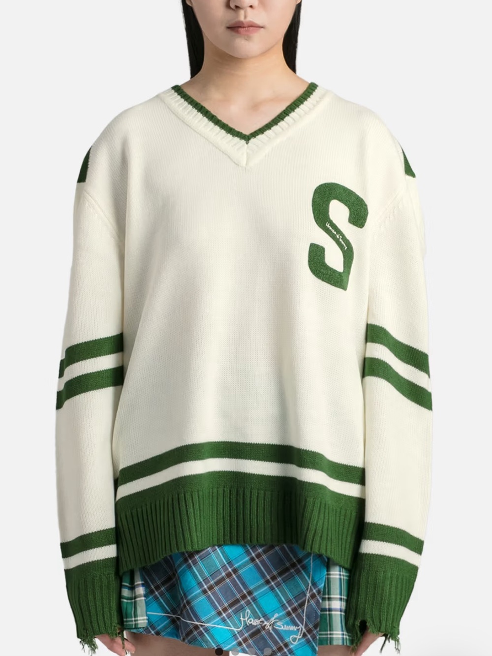 House of Sunny Varsity The Ice Breaker Jumper Sweater, L